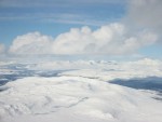 Halvveis p 200km strekk - utsikt mot Rondane