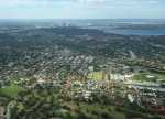 Perth Skyline med Swan River og Kings Park 