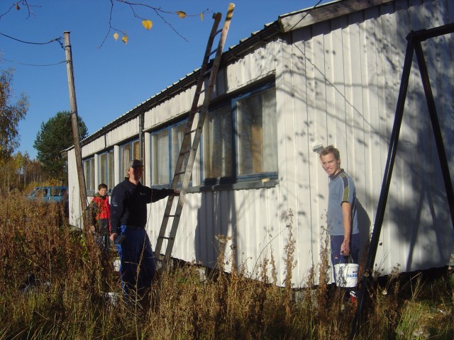 Vegard, Tore og Stian beiser