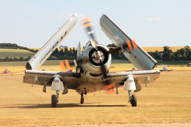 Skyraider p Flying Legends 2010