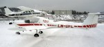 LN-DFL parkert p Notodden etter hjemhenting